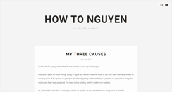 Desktop Screenshot of howtonguyen.com