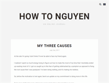 Tablet Screenshot of howtonguyen.com